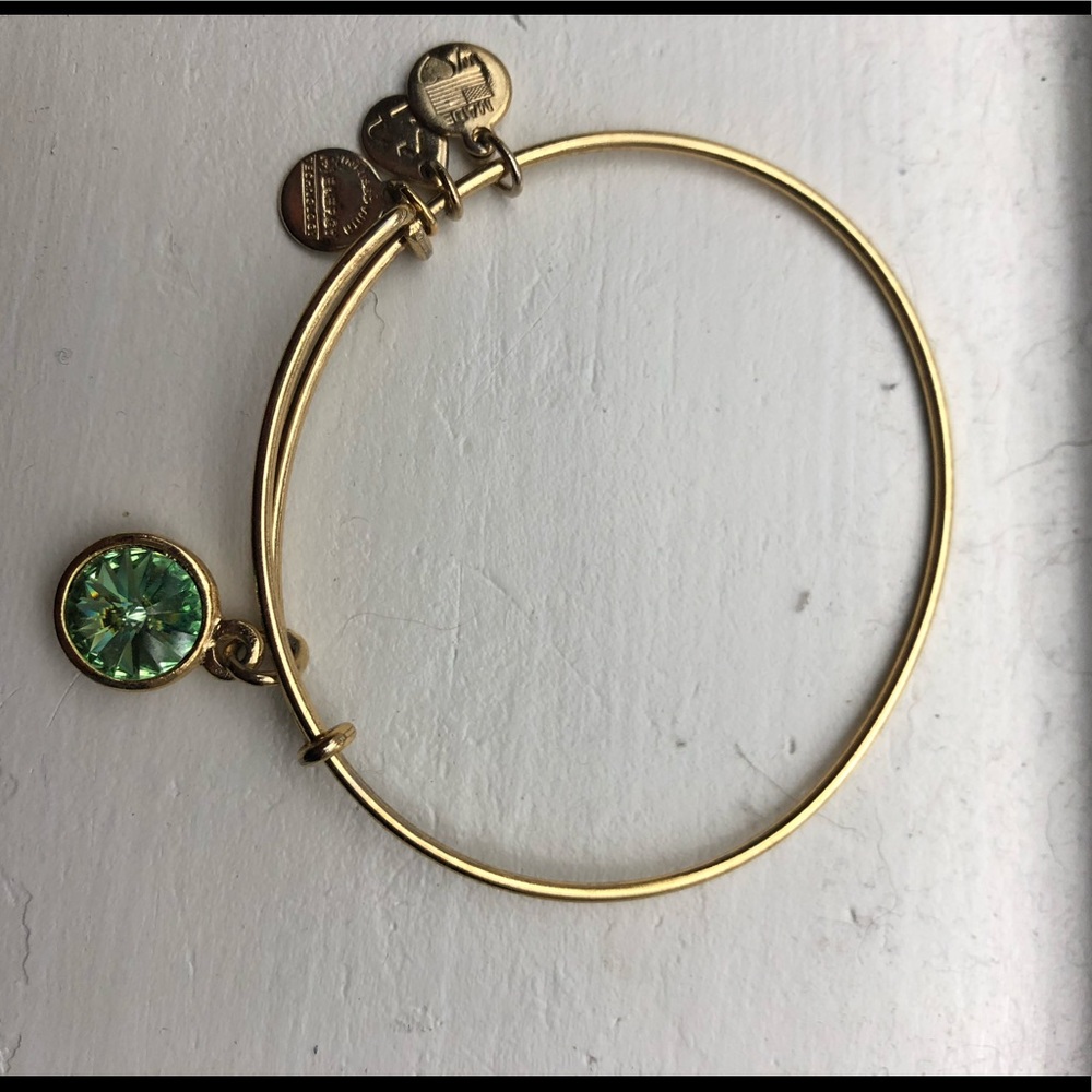 Alex and Ani Peridot Birthstone Bracelet